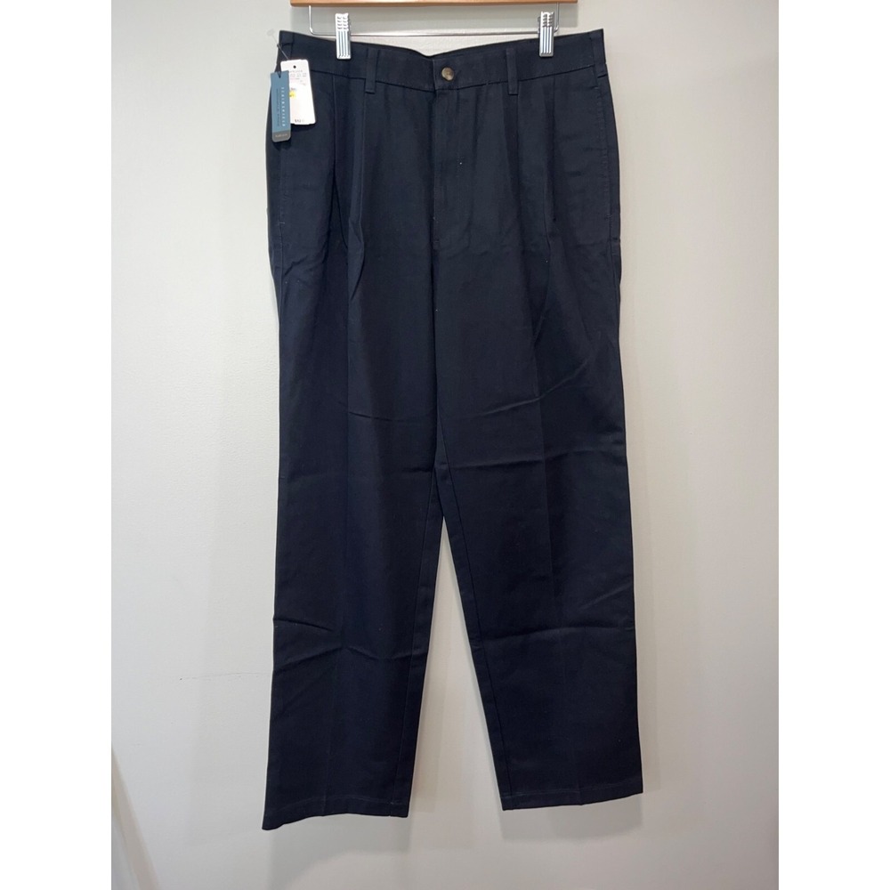 Van Heusen Stainshield Wrinkle-Free Double Pleated Pants 32X32 NWT
